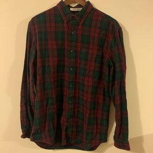 L.L.Bean - Red Plaid Flannel Shirt